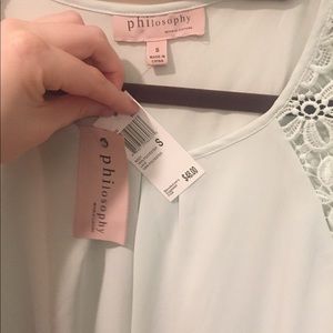Philosophy mint shirt new with tags size small
